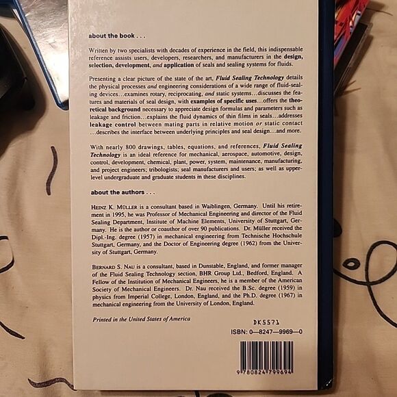 Fluid Sealing Technology : Principles and Applications, Hardcover by Muller, ... - Picture 2 of 2